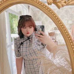 DAJUN New Arrivals [Curve Beauty] Chinese Sweetheart Qipao Dress