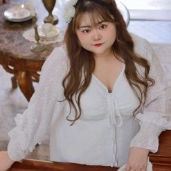 DAJUN Summer 2022 [Curve Beauty] Snow Angel Dress