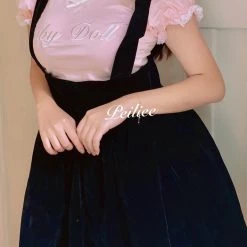 Meow The Girl With Angel Aroma Velvet Dress New Arrivals