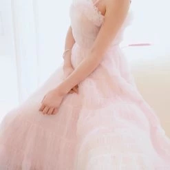 Customized [Couture] Sakura Romance Pink Bridal Dress New Arrivals