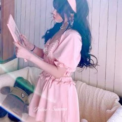 Summer Joy [Mid Season Sale ] Girls From The Oil Painting Loungewear Set (Designer SJ)