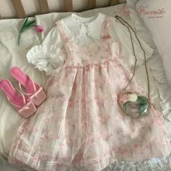 My Favorite 2022 New Arrivals [Basic] Tulips Letter Mini Dress