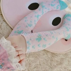 Peiliee Shop New Arrivals Hello April, Nice To See My Friends Again - Bunny Bear Cotton Socks