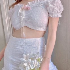 Parision New Arrivals [Parisian Style - From Sweden] Angelic Cotton Dream Set