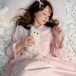 Milk Tooth Kitty In My Basket Babydoll Dress