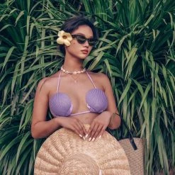 Mermaid By AMA Fantastic Mermaid Natural Shell Handmade Bralette Bikini Bra