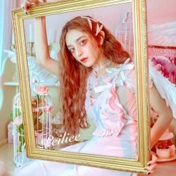 Peiliee 2 Years Anniversary The Dreamy Velvet Dress And Cotton Dress Set New Arrivals