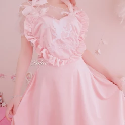 Peiliee 2 Years Anniversary The Dreamy Velvet Dress And Cotton Dress Set New Arrivals