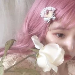 Peiliee Shop Rose Water Pastel Pink Long Wig