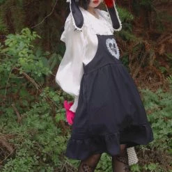 Peiliee Shop New Arrivals Sleepy Bun Babydoll Lolita Fashion Handmade Lace Bunny Ear Hat [Available For Customize]