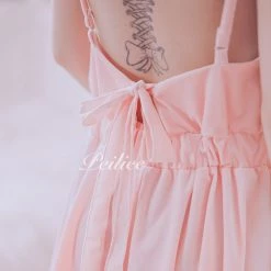 Peiliee 2 Years Anniversary The Dreamy Velvet Dress And Cotton Dress Set New Arrivals