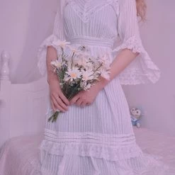 Sweet Piknis [Last Chance] Lady Nova Angelic Dream Vintage Lace Dress New Arrivals