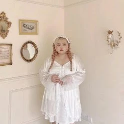 DAJUN New Arrivals [Curve Beauty] Daydream Angel Lounge Wear Set