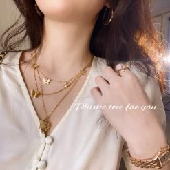 Plastic Tree For You New Arrivals Butterfly Dreams Necklace Set