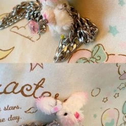 YOKO New Arrivals Bad Lil Bunny Doll Hairpin / Necklace