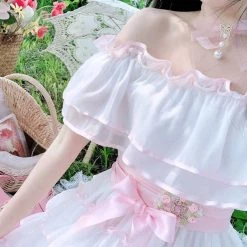 Summer Joy New Arrivals [Premium Selected] Flower Dance Floral Chiffon Dress (Designer SJ)