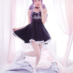 Peiliee 2 Years Anniversary The Dreamy Velvet Dress And Cotton Dress Set New Arrivals