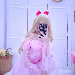 Peiliee Shop X Summer Joy [Mid Season Sale] Mermaid Princess Off-shoulder Dress New Arrivals