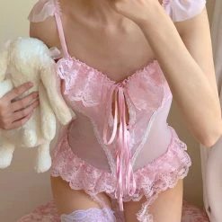 SSS Pastel Doll Pink Body Handmade Lingerie New Arrivals