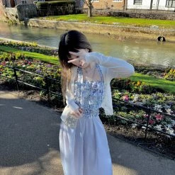 [Arilf] Mermaid Fairy Doll Floral Top Vest