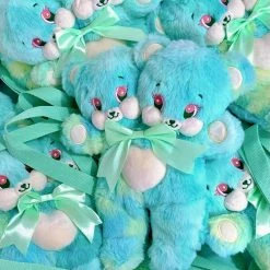 Bunny Doll Mint Candy Teddy Bear Backpack Plush Bag
