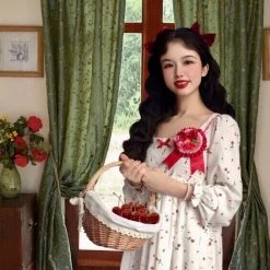 [Mid Season SALE] La Rose Rouge French Lace Dress (Design By Canmi)