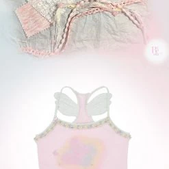 [Rose Island] The Summer Poetry Wing Crop Top