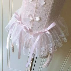 Peiliee Shop [More Sizes] Faded Sakura Doll Corset