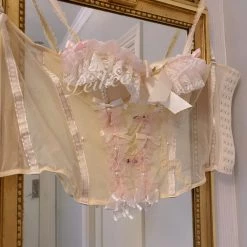 Peiliee Shop New Arrivals [Only 1] Dream Ballerina Handmade Corset