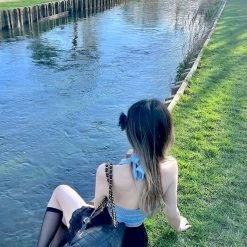 [Arilf] Moon River Knitwear Top Summer 2022