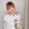 Peiliee Shop Last Chance [Premium Selected] Flower Dance Chiffon Dress (Designer SJ)
