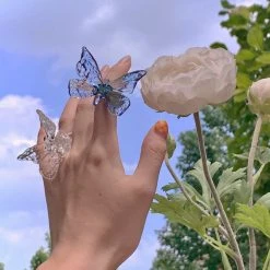 Peiliee Shop The Moment Of My Life Hand Crafted Glass Butterfly Ring 23 Peiliee Shop The Moment Of My Life Hand Crafted Glass Butterfly Ring