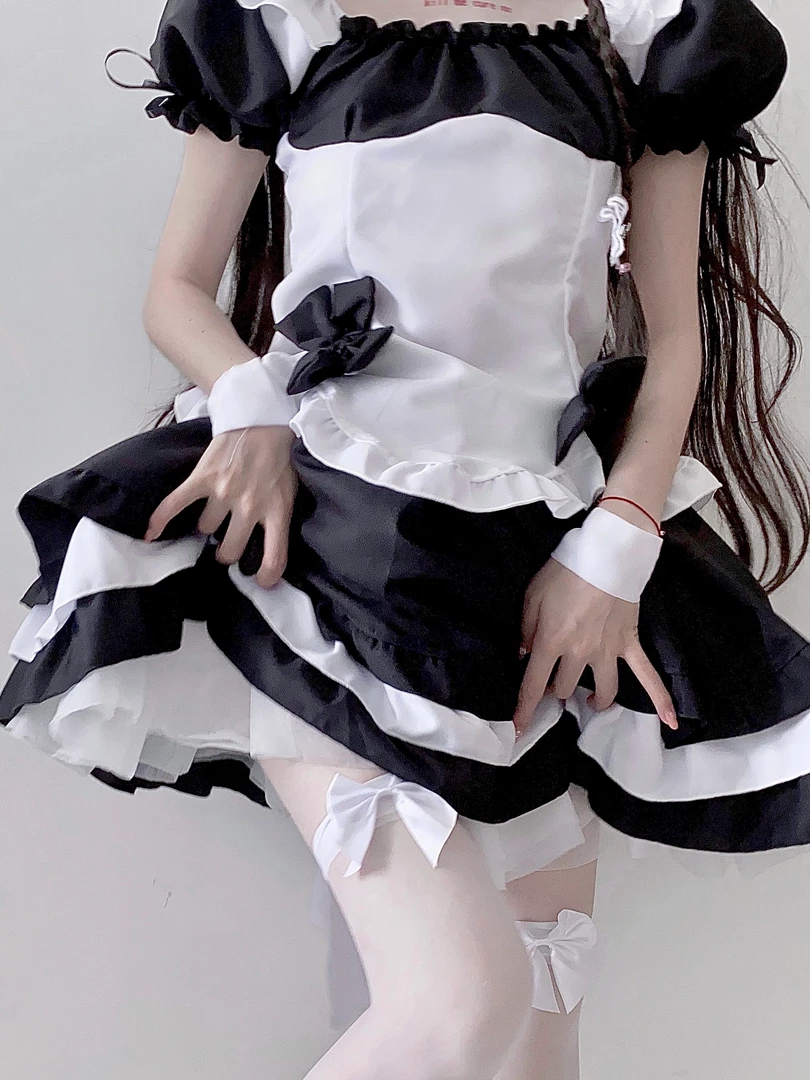 Basic Cosplay Summer 2022 Kuro Neko No Shitsuji - Love Kiki Cosplay Maid Dress Set 4 Basic Cosplay Summer 2022 Kuro Neko No Shitsuji - Love Kiki Cosplay Maid Dress Set