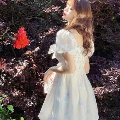 Mummy Cat New Arrivals Pastel Rainbow Cloud Mini Dress