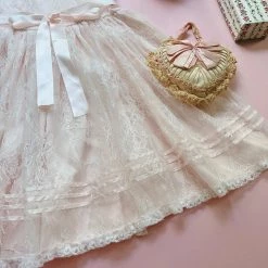 Le Flacon Summer 2022 Leflacon [Pre-order] 'Sweet Dream Lullaby' Dreamy Lace One-piece