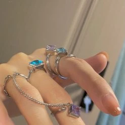 OYO ANGLE New Arrivals Cyber Colors Ring Set