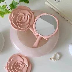 Basic Mini Rose Hand Mirror