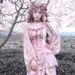 Blood Supply Sakura Dusk 3D Rose Corset Top Set Summer 2022