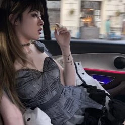 Peiliee Shop [Arilf] Moonlight Melody Corset With Bones Last Chance