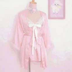 Peiliee Shop [Only 1] Fairy Dream Satin Loungewear Set Last Chance
