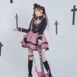 [Evil Tooth] Poker Spades Girl Short Cardigan Coat