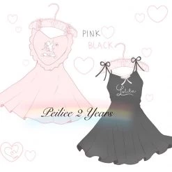 [Sample Sale] Peiliee 2 Years Anniversary The Dreamy Velvet Dress And Cotton Dress Set New Arrivals