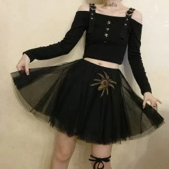 RIBERRY New Arrivals [Basic] Black Pink Y2k Girls Top