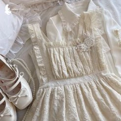 Sleep Doll [Pre-order] Snow Angel Dress Set With Cape Summer 2022