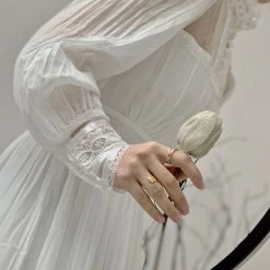 Snow Fairy Vintage Inspired Gunner Sax Dress Summer 2022