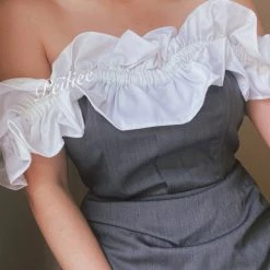 Sugar Fairy [Mid Season Sale] Chic Lady Off-shoulder Suit Dress