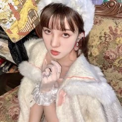 Peach Brownie Dress Coat Set By Designer Arilf