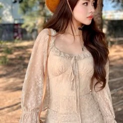 Boss JIA [Premium Selected] Westwrold The Journey Into Night Lace Dress New Arrivals