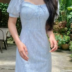 Boss JIA New Arrivals Dream Of The Love Sea Lace And Gingham Mini Dress 10 Boss JIA New Arrivals Dream Of The Love Sea Lace And Gingham Mini Dress