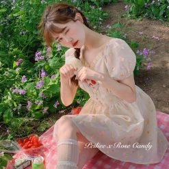 Rose Candy [Customized] Golden Rose Dress